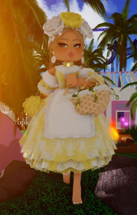 My always-winning look on Royale High, Sunset Island. . Flower power outfits royale high